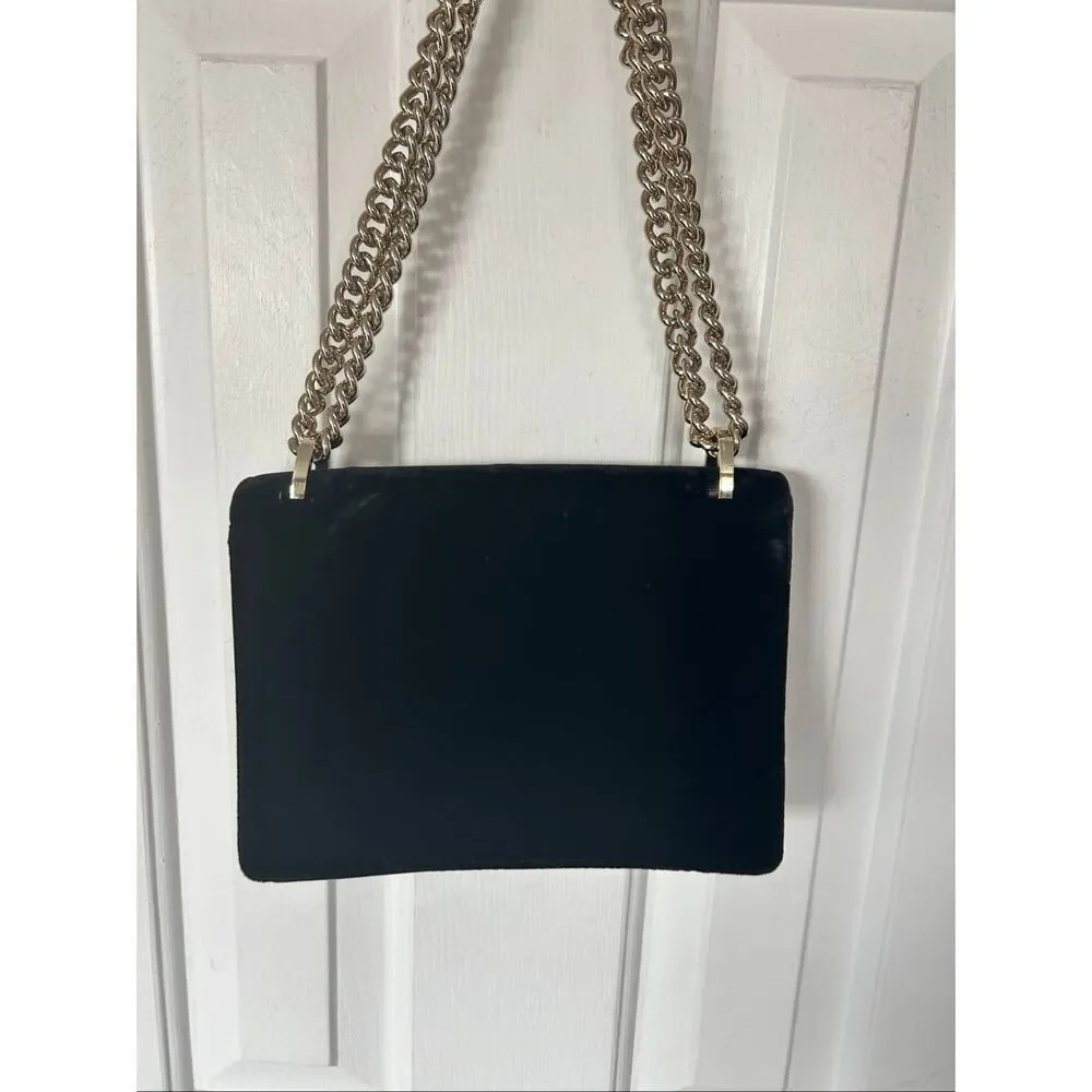 Kate Spade Watson Lane Marci Black velvet like material